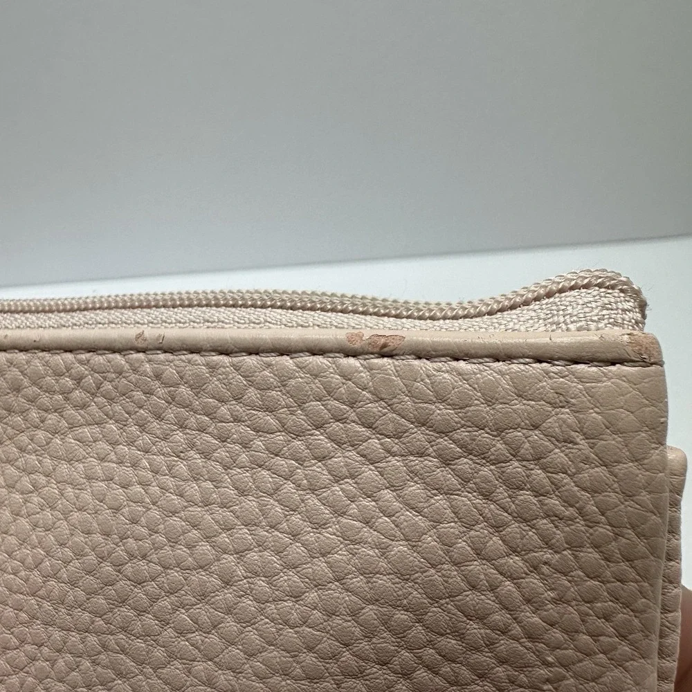 JEWELL By Thirty One Pink Pebbled Pouch‎ Wristlet Accessory Bag (No Strap)